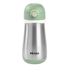 STAINLESS STEEL BOTTLE 350 ML HANDLE SAGE GREEN - إكسسوارات