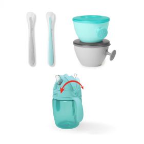 Easy Feed Mealtime Set Teal-Grey - إكسسوارات