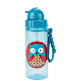Zoo Straw Bottle Owl - زجاجة رضاعة 
