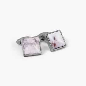 CUFFLINKS IVORY AGATE - أزرار الكم