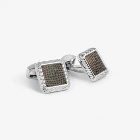 CUFFLINKS BLACK MOP  - أزرار الكم