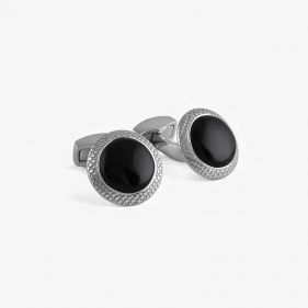 CUFFLINKS ONYX STONE  - أزرار الكم