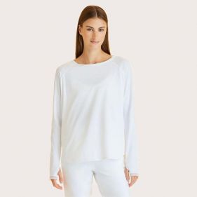 FRACTAL RAGLAN LONG SLEEVE TEE - بلوزة قطنية رياضية