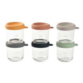 SET OF 6 GLASS PORTION JAR 250ML - إكسسوارات