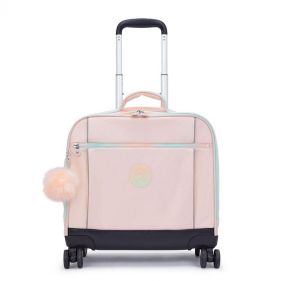 LARGE WHEELED BAG BLUSH METALLIC - شنطة ظهر