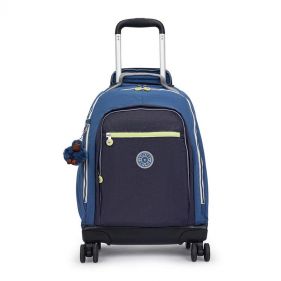 LARGE WHEELED BACKPACK FANTASY BLUE BL - شنطة ظهر