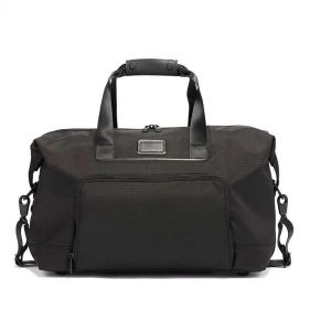 ALPHA DOUBLE EXPANSION SATCHEL BLACK OS - حقيبة يد