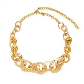 CURIO HOOP CHAIN NECKLACE - قلادة