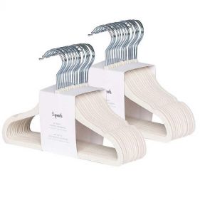 Velvet Hanger Cream (Set of 30) - إكسسوارات