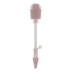 DOUBLE-ENDED SILICONE BOTTLE BRUSH - BLUSH - حقائب