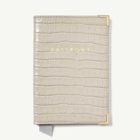 PLAIN PASSPORT COVER - إكسسوارات