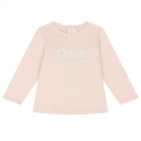 BABY GIRL LONG SLEEVE T-SHIRT  - تي شيرت كم طويل