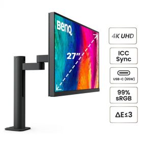 BenQ DesignVue PD2705UA 27" 4K HDR Monitor with Ergo Stand - شاشة