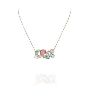 14K  CANDY CABANA DELICATE NECKLACE - أقراط
