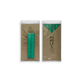 ACCESSORY HANDLES CABIN (PACK 2 PCS)PLASTIC : FABBRICA PELLETTERIE MILANO : SCREAMING GREEN : OS - إكسسوارات حقائب