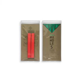 ACCESSORY HANDLES CABIN (PACK 2 PCS)PLASTIC : FABBRICA PELLETTERIE MILANO : WILD WATERMELON : OS - إكسسوارات حقائب