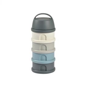 FORMULA MILK CONTAINER    4 COMPARTMENTS    MINERAL GREY  BLUE - إكسسوارات