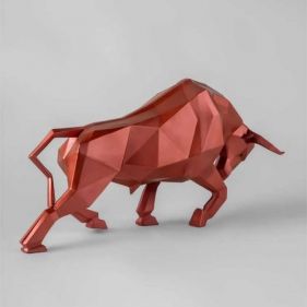 BULL METALLIC RED - الديكورات