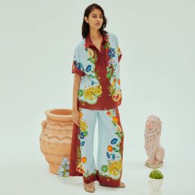 DAHLIA PANT AND  SHIRT - فستان