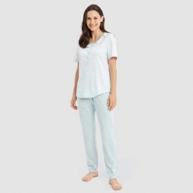 PYJAMAS 1/2 SLEEVE BUTTON PANEL  - بيجاما