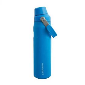 STANELY ICE FLOW GO 870ML/30oz FLIP STRAW WTR BTL CHARCOAL 10-12515-004 - شفاطة قابلة للطي