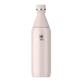 STANELY ALL DAY SLIM BOTTLE 0.6L/20oz ROSE QUATRZ 10-12069-021 - شفاطة قابلة للطي