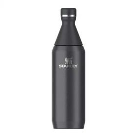 STANELY ALL DAY SLIM BOTTLE 0.6L/20oz BLACK 10-12069-024 - شفاطة قابلة للطي