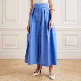 IRVING POPELIN  SKIRT  - تنورة