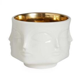 MUSE BOWL WHITE/GOLD OS: JONATHAN ADLER - الطاسات