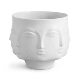 DORA MAAR BOWL WHITE 9.7INx9.7INx8.5IN: JONATHAN ADLER - الطاسات