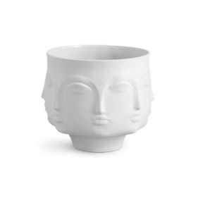 DORA MAAR BOWL WHITE 9.7INx9.7INx8.5IN: JONATHAN ADLER - الطاسات