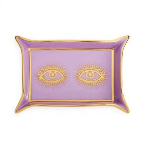 EYES VALET TRAY PURPLE 5INx7IN: JONATHAN ADLER - صينية