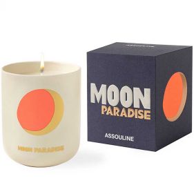 MOON PARADISE-TRAVEL FROM HOME SCENTED CANDLE: ASSOULINE - شمعة معطرة