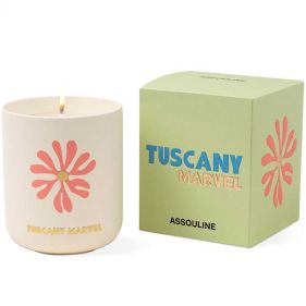 TUSCANY-TRAVEL FROM HOME SCENTED CANDLE: ASSOULINE - شمعة معطرة