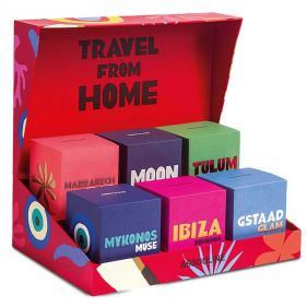 TRAVEL FROM HOME SCENTED CANDLE SET: ASSOULINE - شمعة معطرة