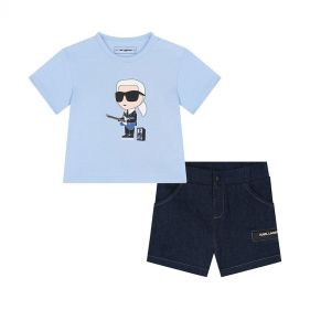 BABY BOY T-SHIRT+SHORT - طقم اطفال