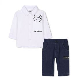 BABY BOY SHIRT+PANTS - طقم اطفال