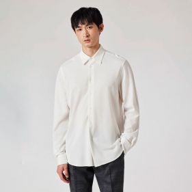 SHIRT - قميص سادة كم طويل  