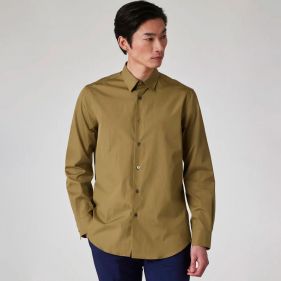 SHIRT - قميص سادة كم طويل  