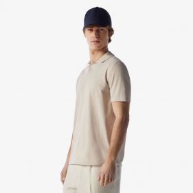 KNITTED POLO - بولو كم قصير