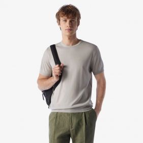 KNIT SHIRT - قميص سادة كم طويل  