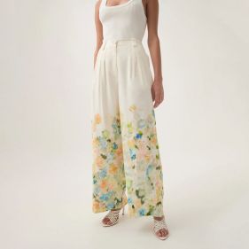 DREAMSCAPE PINTUCKED PANT  - بنطلونات