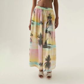 NICOLETTE MAXI SKIRT  - تنورة