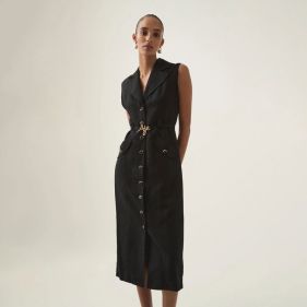 DESIREE UTILITY SHIRT DRESS  - فستان