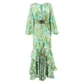SAVANNALONG SLEEVE GOWN  - فستان