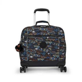 NEW STORIA LARGE WHEELED BAG : KIPLING : NEON SKATE : OS - حقائب مزودة بعجلات