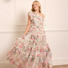 FLORAL ROMANCE LISETTE OS GOWN - فستان