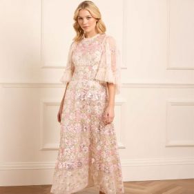 GARDEN DG ANKLE GOWN  - فستان