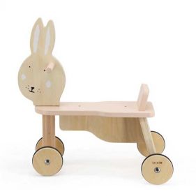 WOODEN BICYCLE 4 WHEELS   MRS. RABBIT   - ألعاب