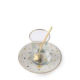 ISTIKANA CUP W SAUCERS NOURIE S6: ZARINA - أكواب